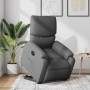 Sillón eléctrico reclinable elevable de tela gris oscuro en Sillones | Comprar online en Foru.es