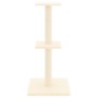 Rascador para gatos con postes de sisal color crema 73 cm en Mobiliario para gatos | Comprar online en Foru.es