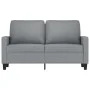 Sofá de 2 plazas de tela gris claro 120 cm de , Sofás - Ref: Foro24-359155, Precio: 215,82 €, Descuento: %