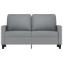 Sofá de 2 plazas de tela gris claro 120 cm de , Sofás - Ref: Foro24-359155, Precio: 218,32 €, Descuento: %