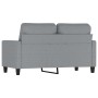 Sofá de 2 plazas de tela gris claro 120 cm de , Sofás - Ref: Foro24-359155, Precio: 218,32 €, Descuento: %