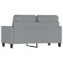 Sofá de 2 plazas de tela gris claro 120 cm de , Sofás - Ref: Foro24-359155, Precio: 215,82 €, Descuento: %