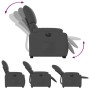 Sillón eléctrico reclinable elevable de tela gris oscuro en Sillones | Comprar online en Foru.es