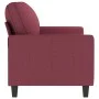 2-seater red fabric sofa 140 cm by , Sofas - Ref: Foro24-359169, Price: 217,07 €, Discount: %