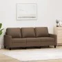 Sofá de 3 plazas de tela marrón 180 cm de , Sofás - Ref: Foro24-359174, Precio: 291,01 €, Descuento: %