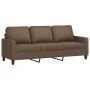 Sofá de 3 plazas de tela marrón 180 cm de , Sofás - Ref: Foro24-359174, Precio: 291,01 €, Descuento: %
