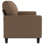 Sofá de 3 plazas de tela marrón 180 cm de , Sofás - Ref: Foro24-359174, Precio: 296,28 €, Descuento: %