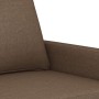 Sofá de 3 plazas de tela marrón 180 cm de , Sofás - Ref: Foro24-359174, Precio: 296,28 €, Descuento: %