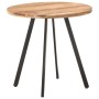 Mesa de comedor de madera maciza de acacia 80 cm en Mesas de comedor | Comprar online en Foru.es
