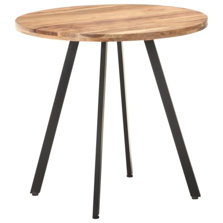 Mesa de comedor de madera maciza de acacia 80 cm en Mesas de comedor | Comprar online en Foru.es