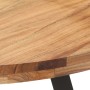 Mesa de comedor de madera maciza de acacia 80 cm en Mesas de comedor | Comprar online en Foru.es