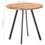 Mesa de comedor de madera maciza de acacia 80 cm en Mesas de comedor | Comprar online en Foru.es