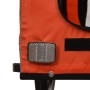 Remolque de bicicleta mascotas hierro tela Oxford naranja negro de , Cochecitos para mascotas - Ref: Foro24-93886, Precio: 10...