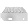 Peldaño de rejilla acero galvanizado 60x24x7 cm de , Alfombrillas para escalones - Ref: Foro24-155677, Precio: 36,22 €, Descu...