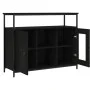 Aparador de madera de ingeniería negro 100x35x80 cm de , Aparadores - Ref: Foro24-835504, Precio: 101,56 €, Descuento: %