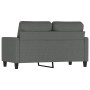 Sofá de 2 plazas de tela gris oscuro 120 cm de , Sofás - Ref: Foro24-359156, Precio: 249,03 €, Descuento: %