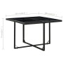 Set comedor de jardín 9 piezas y cojines ratán sintético negro de vidaXL, Conjuntos de jardín - Ref: Foro24-42522, Precio: 58...