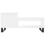 Mesa de centro madera contrachapada blanco 100x50x45 cm de , Mesas de centro - Ref: Foro24-830836, Precio: 60,44 €, Descuento: %