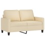 Juego de sofás con cojines 3 piezas tela crema de , Sofás - Ref: Foro24-3201430, Precio: 641,65 €, Descuento: %
