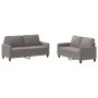 Juego de sofás con cojines 2 piezas tela gris taupe de , Sofás - Ref: Foro24-3201451, Precio: 383,28 €, Descuento: %