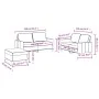 3-piece dark gray fabric sofa set with cushions by , Sofas - Ref: Foro24-3201453, Price: 495,51 €, Discount: %