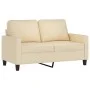 3-piece sofa set with cream fabric cushions by , Sofas - Ref: Foro24-3201470, Price: 514,54 €, Discount: %