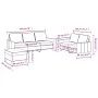 Set Sofas mit Kissen 3 Stück cremefarbener Stoff von , Sofas - Ref: Foro24-3201470, Preis: 514,54 €, Rabatt: %