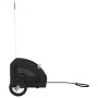 Black Oxford fabric iron pet bicycle trailer by , pet strollers - Ref: Foro24-93954, Price: 93,40 €, Discount: %