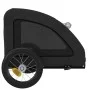 Black Oxford fabric iron pet bicycle trailer by , pet strollers - Ref: Foro24-93954, Price: 93,40 €, Discount: %