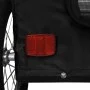 Black Oxford fabric iron pet bicycle trailer by , pet strollers - Ref: Foro24-93954, Price: 93,40 €, Discount: %