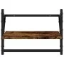 Estantes de pared con barras 2 uds roble ahumado 40x25x30 cm de , Estantes y estanterías - Ref: Foro24-836240, Precio: 21,02 ...