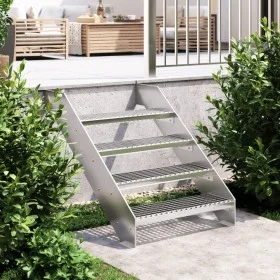 Peldaño de rejilla acero galvanizado 70x24x7 cm de , Alfombrillas para escalones - Ref: Foro24-155683, Precio: 43,73 €, Descu...