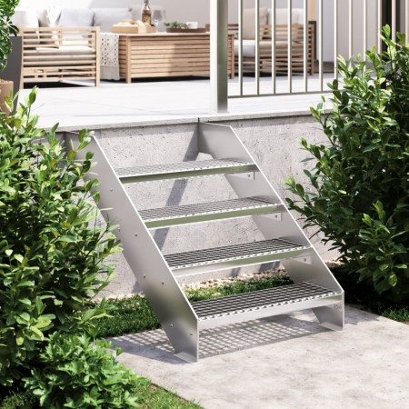Peldaño de rejilla acero galvanizado 70x24x7 cm de , Alfombrillas para escalones - Ref: Foro24-155683, Precio: 45,25 €, Descu...