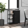 Aparador de madera de ingeniería negro 70x30x80 cm de , Aparadores - Ref: Foro24-835489, Precio: 71,75 €, Descuento: %