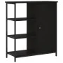 Engineered wood black sideboard 70x30x80 cm by , Sideboards - Ref: Foro24-835489, Price: 70,64 €, Discount: %