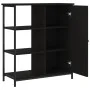 Aparador de madera de ingeniería negro 70x30x80 cm de , Aparadores - Ref: Foro24-835489, Precio: 70,64 €, Descuento: %