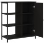 Aparador de madera de ingeniería negro 70x30x80 cm de , Aparadores - Ref: Foro24-835489, Precio: 71,75 €, Descuento: %