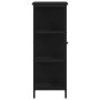 Aparador de madera de ingeniería negro 70x30x80 cm de , Aparadores - Ref: Foro24-835489, Precio: 71,75 €, Descuento: %