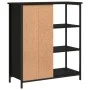 Aparador de madera de ingeniería negro 70x30x80 cm de , Aparadores - Ref: Foro24-835489, Precio: 70,64 €, Descuento: %