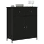 Aparador de madera de ingeniería negro 70x30x80 cm de , Aparadores - Ref: Foro24-835524, Precio: 77,83 €, Descuento: %
