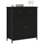 Aparador de madera de ingeniería negro 70x30x80 cm de , Aparadores - Ref: Foro24-835524, Precio: 78,80 €, Descuento: %