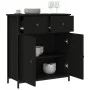 Aparador de madera de ingeniería negro 70x30x80 cm de , Aparadores - Ref: Foro24-835524, Precio: 77,83 €, Descuento: %