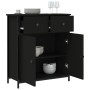 Aparador de madera de ingeniería negro 70x30x80 cm de , Aparadores - Ref: Foro24-835524, Precio: 78,80 €, Descuento: %