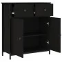 Aparador de madera de ingeniería negro 70x30x80 cm de , Aparadores - Ref: Foro24-835524, Precio: 77,83 €, Descuento: %