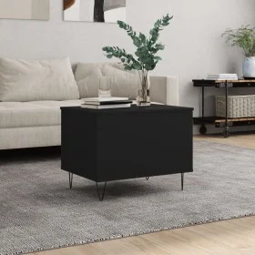 Black plywood coffee table 60x44.5x45 cm by , Coffee table - Ref: Foro24-830949, Price: 55,83 €, Discount: %