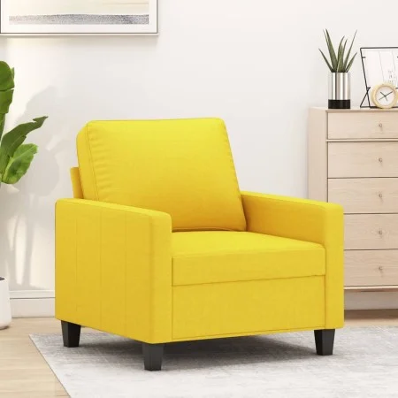 Hellgelber Stoffsessel 60 cm von , Sofas - Ref: Foro24-359152, Preis: 137,29 €, Rabatt: %