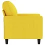 Hellgelber Stoffsessel 60 cm von , Sofas - Ref: Foro24-359152, Preis: 137,29 €, Rabatt: %