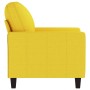 Sillón de tela amarillo claro 60 cm de , Sofás - Ref: Foro24-359152, Precio: 140,19 €, Descuento: %