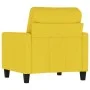Hellgelber Stoffsessel 60 cm von , Sofas - Ref: Foro24-359152, Preis: 137,29 €, Rabatt: %