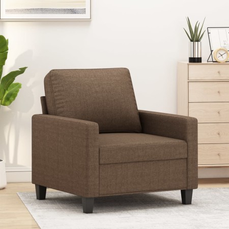 Sillón de tela marrón 60 cm de , Sofás - Ref: Foro24-359150, Precio: 160,72 €, Descuento: %